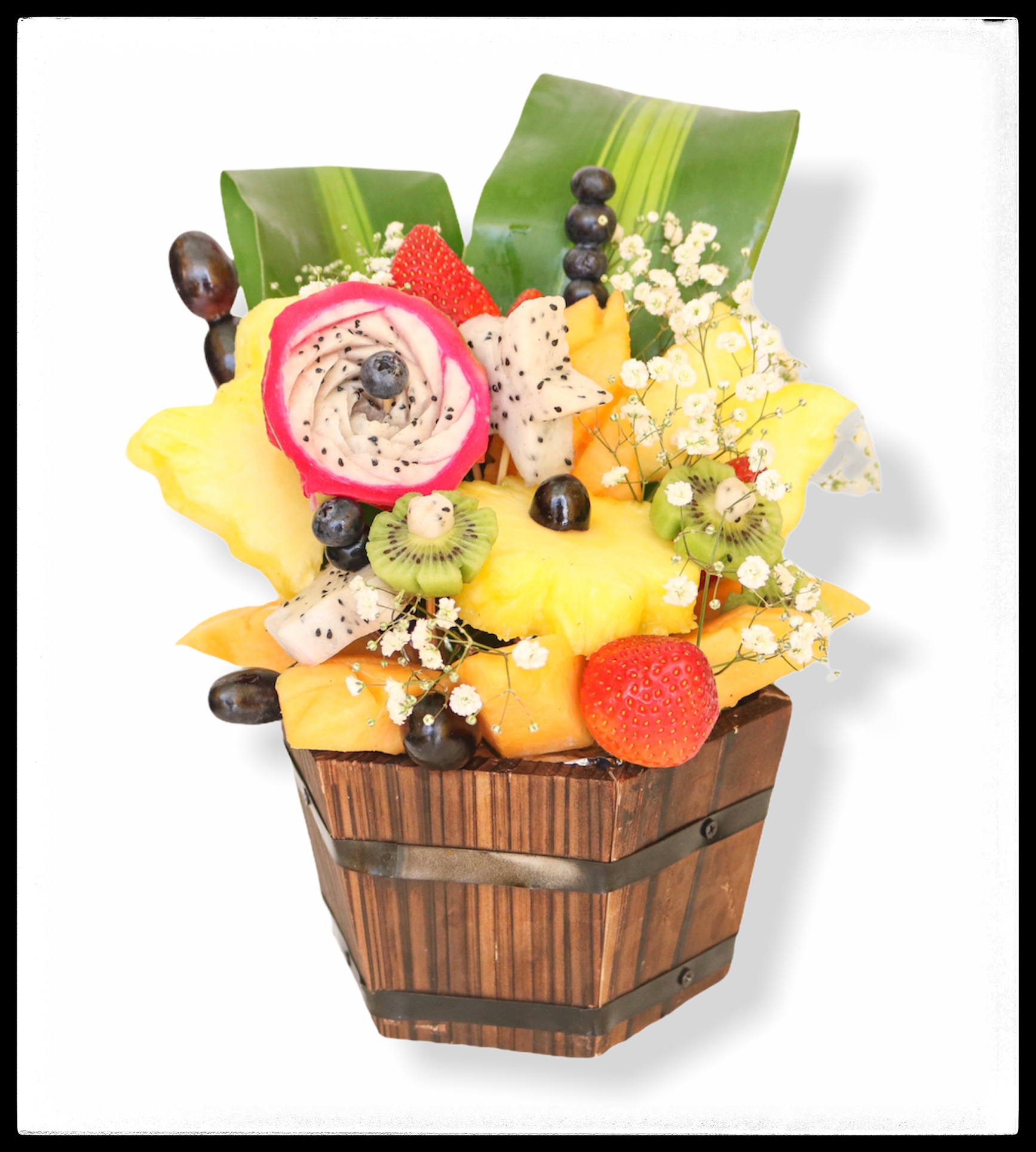 (FB 20) Fresh Designed small Basket Fruit For Every Mood…!