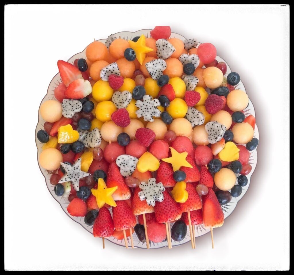 (SK 09) Fruit Skewers (10 Skewers) Fruit For Every Mood…!