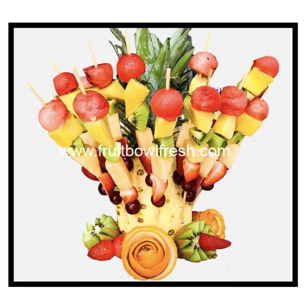 (SK 08) Pineapple Centrex Fruit Skewers (15 Skewers) Fruit For Every
